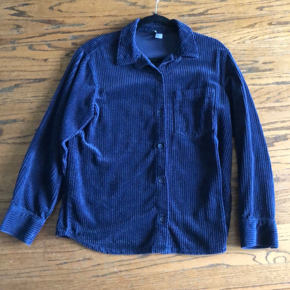 Men’s XS navy blue corduroy jacket